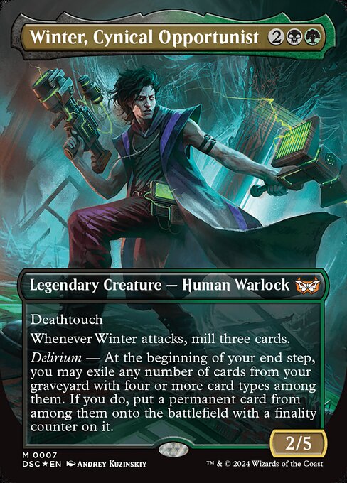 Winter, Cynical Opportunist - Duskmourn: House of Horror Commander - 7