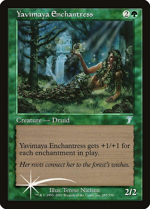 Yavimaya Enchantress - Seventh Edition - 285★
