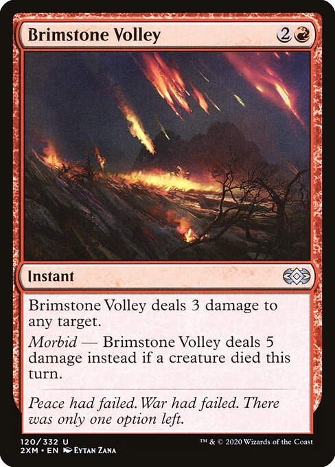 Brimstone Volley - Double Masters - 120