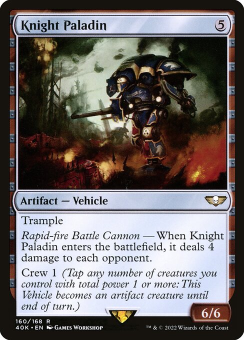 Knight Paladin - Warhammer 40,000 Commander - 160