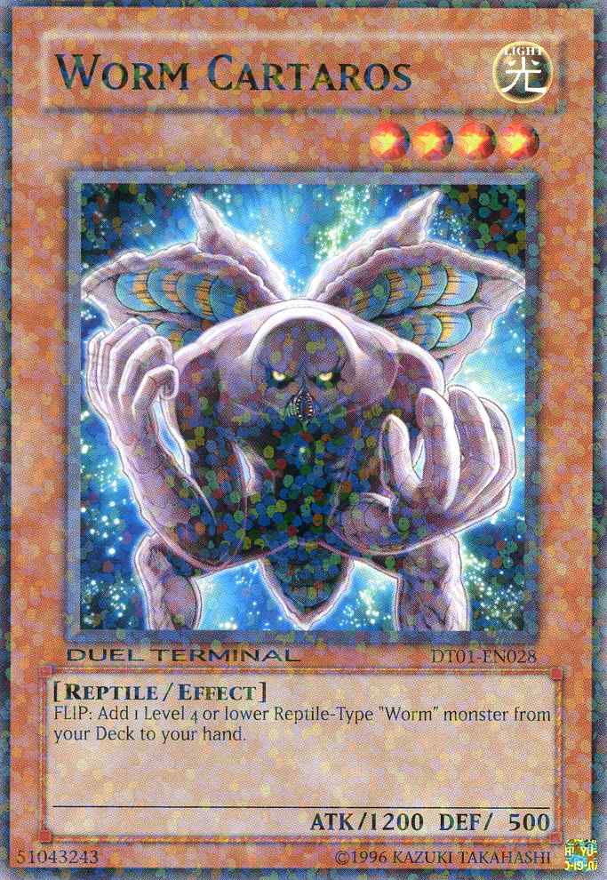 Worm Cartaros [DT01-EN028] Parallel Rare