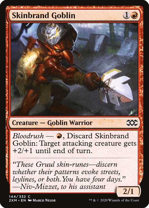 Skinbrand Goblin - Double Masters - 144