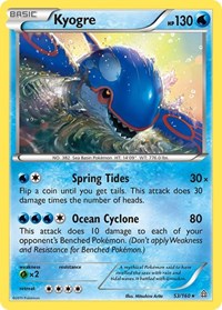 Kyogre - XY - Primal Clash - 53/160