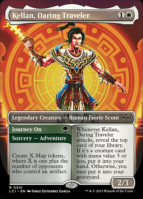 Kellan, Daring Traveler // Journey On - The Lost Caverns of Ixalan - 341