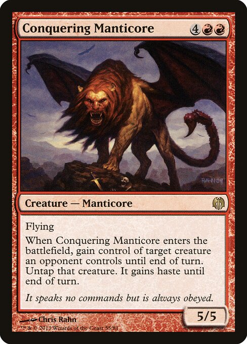 Conquering Manticore - Duel Decks: Heroes vs. Monsters - 55