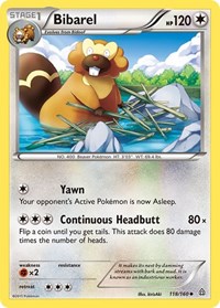 Bibarel - XY - Primal Clash - 118/160