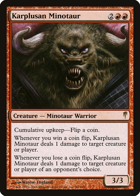 Karplusan Minotaur - Coldsnap - 86