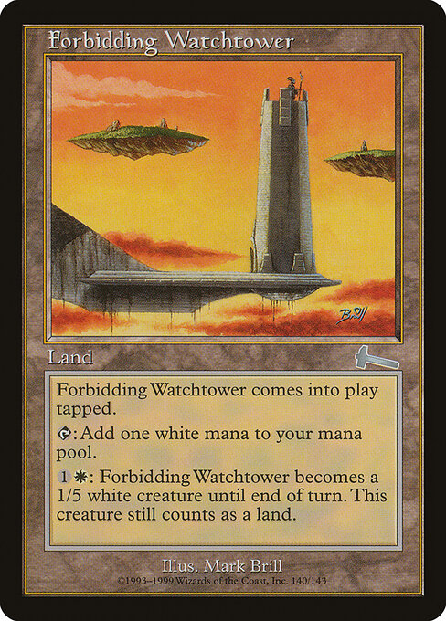 Forbidding Watchtower - Urza's Legacy - 140
