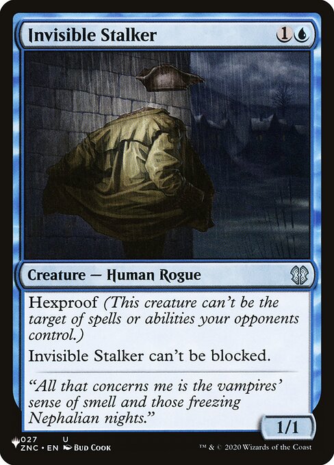 Invisible Stalker - The List - ZNC-27