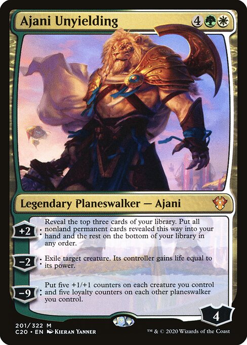 Ajani Unyielding - Commander 2020 - 201