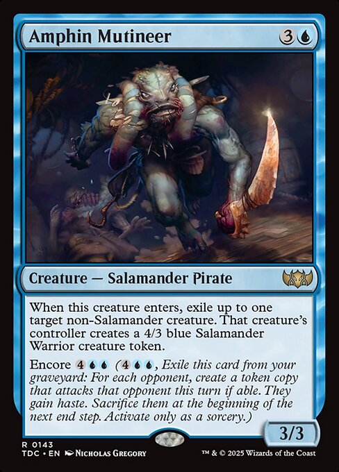 Amphin Mutineer - Tarkir: Dragonstorm Commander - 143