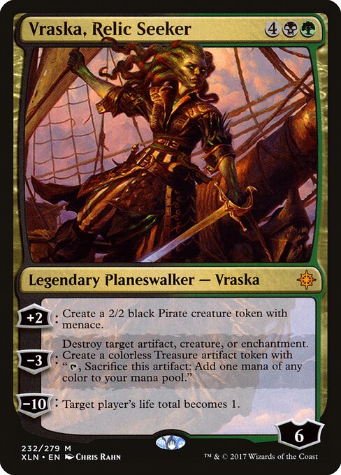 Vraska, Relic Seeker - Ixalan - 232