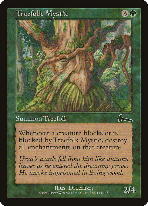 Treefolk Mystic - Urza's Legacy - 114
