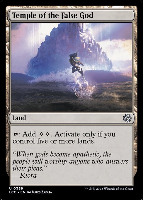 Temple of the False God - The Lost Caverns of Ixalan Commander - 359