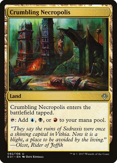 Crumbling Necropolis - Archenemy: Nicol Bolas - 92