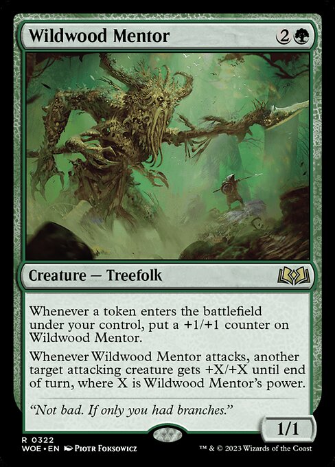 Wildwood Mentor - Wilds of Eldraine - 322