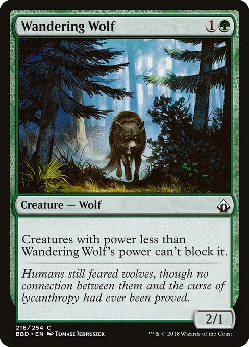 Wandering Wolf - Battlebond - 216