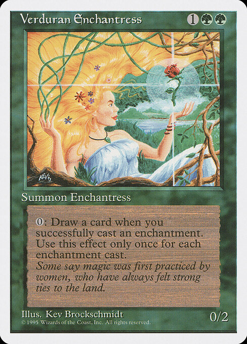 Verduran Enchantress - Fourth Edition - 281