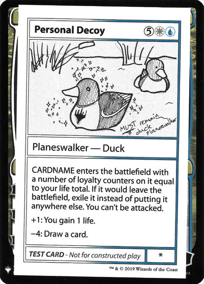 Personal Decoy [Mystery Booster Playtest Cards]