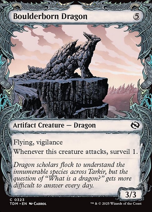 Boulderborn Dragon - Tarkir: Dragonstorm - 323