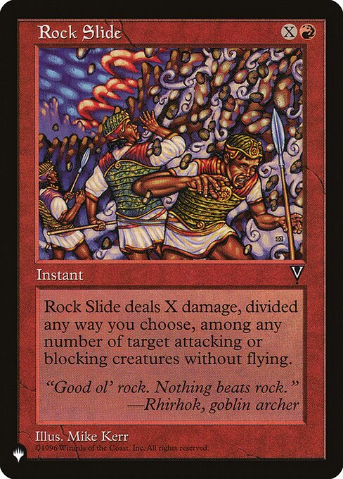 Rock Slide - The List - VIS-92