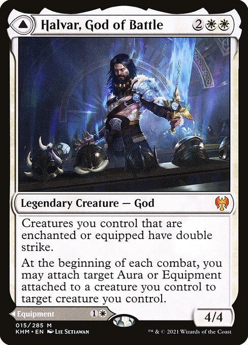 Halvar, God of Battle // Sword of the Realms - Kaldheim - 15