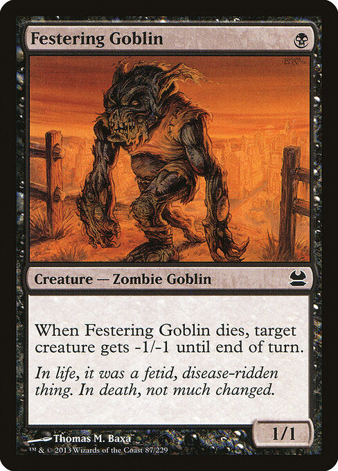 Festering Goblin - Modern Masters - 87