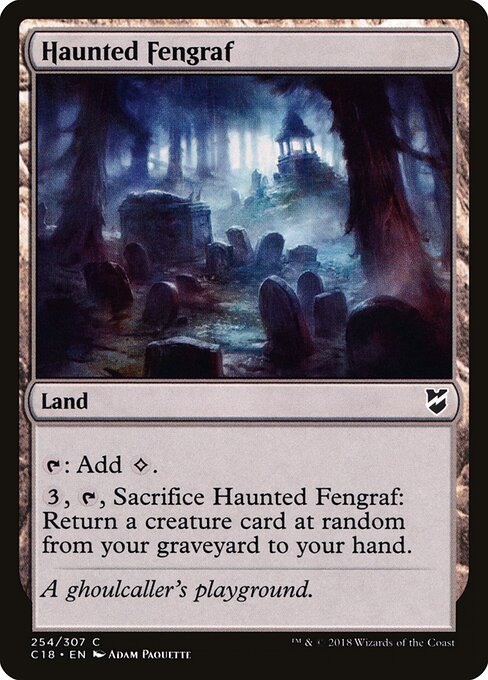 Haunted Fengraf - Commander 2018 - 254