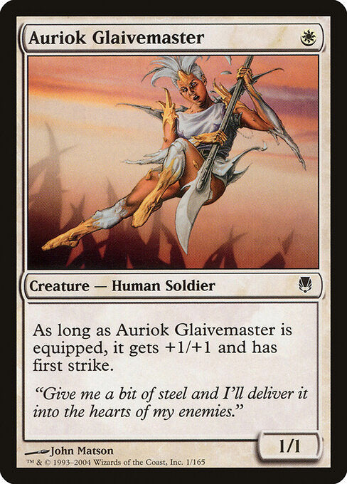 Auriok Glaivemaster - Darksteel - 1