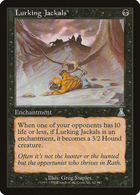 Lurking Jackals - Urza's Destiny - 62