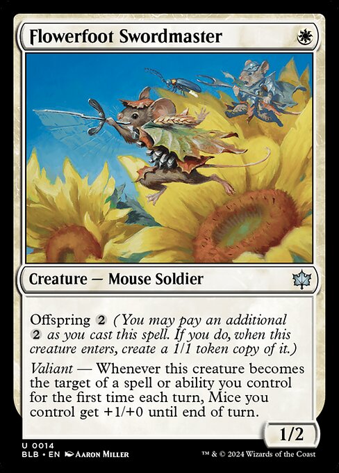 Flowerfoot Swordmaster - Bloomburrow - 14