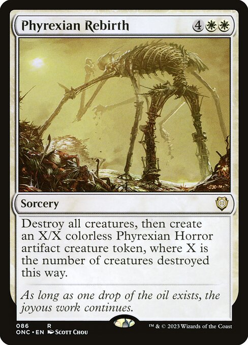 Phyrexian Rebirth - Phyrexia: All Will Be One Commander - 86