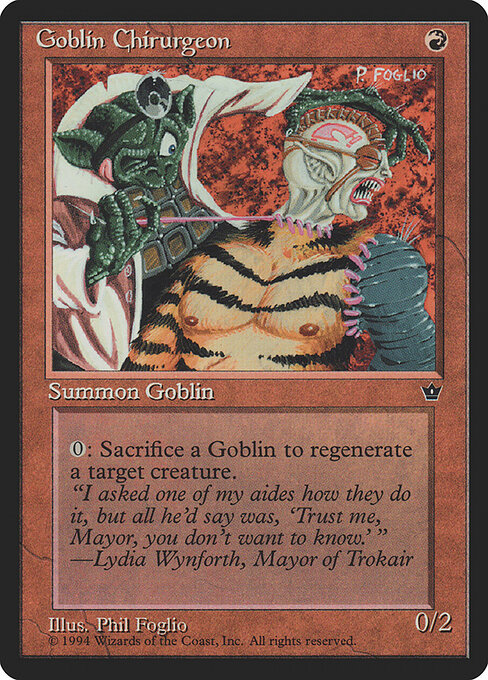 Goblin Chirurgeon - Fallen Empires - 54b