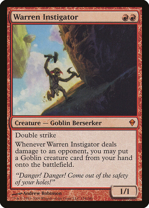 Warren Instigator - Zendikar - 154