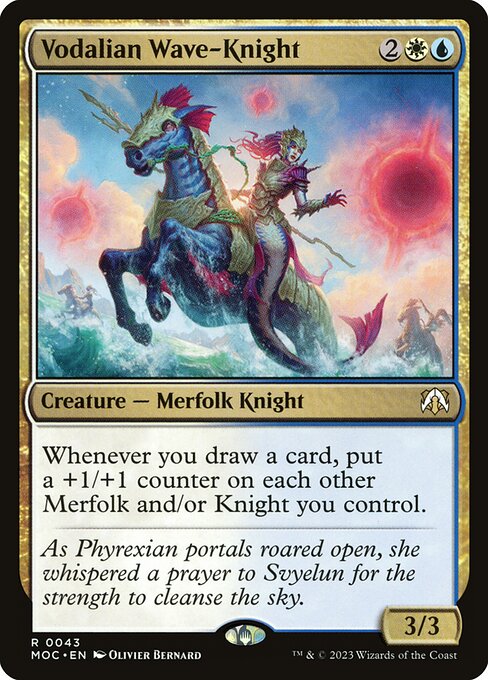 Vodalian Wave-Knight - March of the Machine Commander - 43