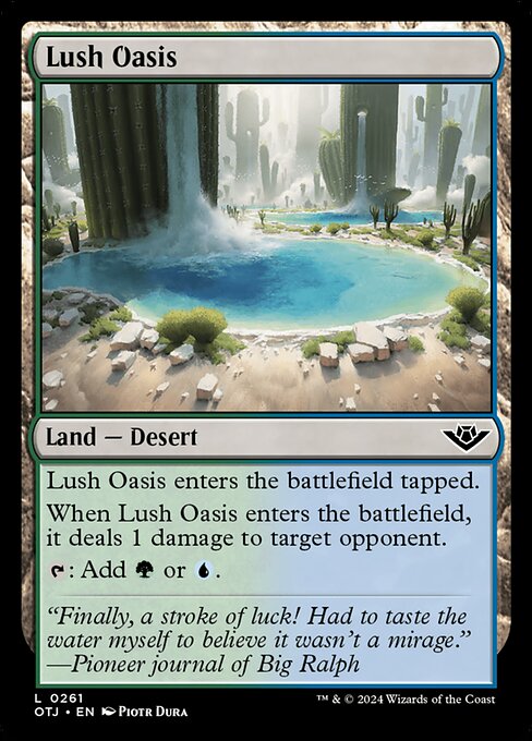 Lush Oasis - Outlaws of Thunder Junction - 261