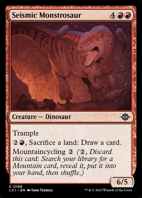 Seismic Monstrosaur - The Lost Caverns of Ixalan - 166