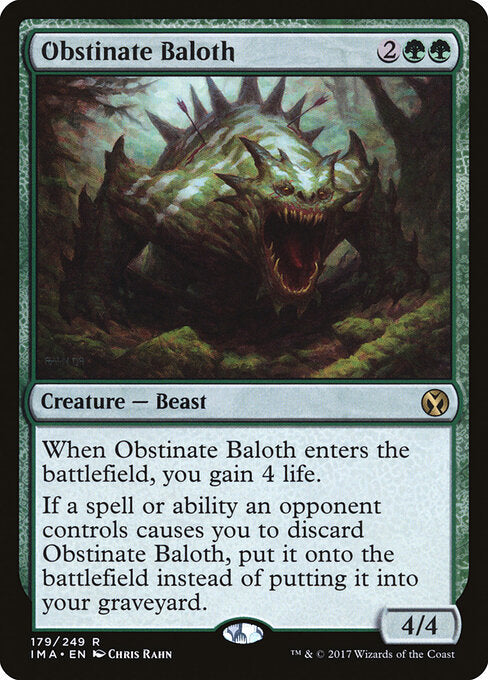 Obstinate Baloth - Iconic Masters - 179