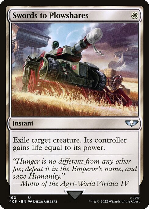 Swords to Plowshares - Warhammer 40,000 Commander - 190