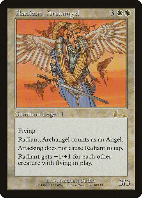 Radiant, Archangel - Urza's Legacy - 20