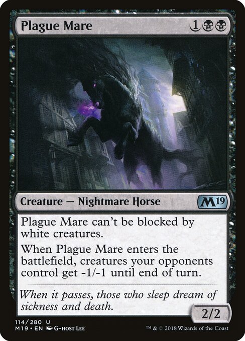 Plague Mare - Core Set 2019 - 114