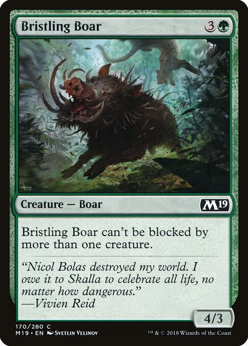 Bristling Boar - Core Set 2019 - 170