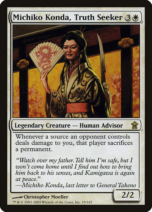 Michiko Konda, Truth Seeker - Saviors of Kamigawa - 19