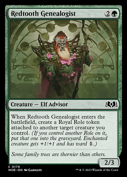 Redtooth Genealogist - Wilds of Eldraine - 179
