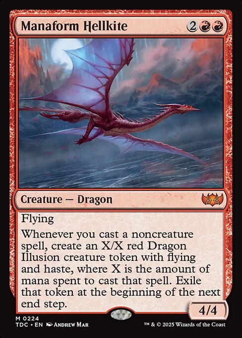 Manaform Hellkite - Tarkir: Dragonstorm Commander - 224