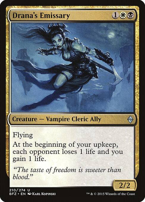 Drana's Emissary - Battle for Zendikar - 210