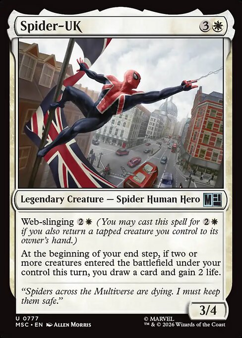 Spider-UK - Marvel Super Heroes Commander - 777