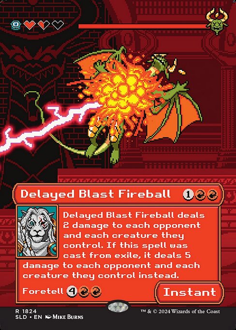 Delayed Blast Fireball - Secret Lair Drop - 1824