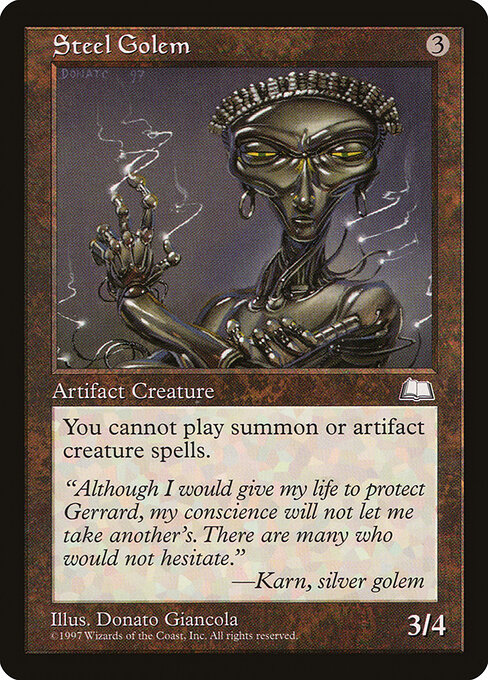 Steel Golem - Weatherlight - 157