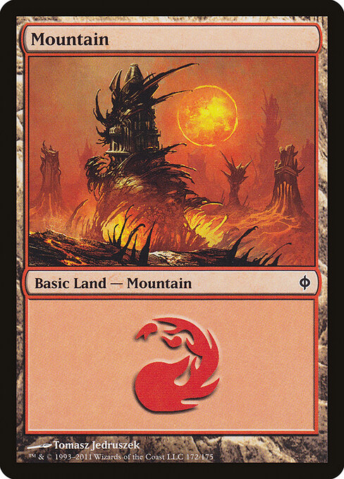 Mountain - New Phyrexia - 172